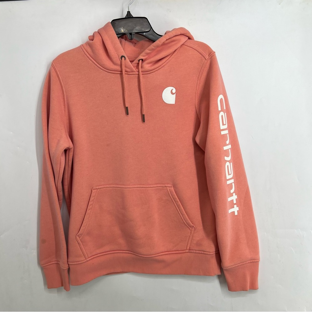 Carhartt Hooded Sweatshirt pink women’s size medium
